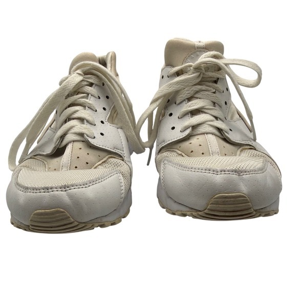 Nike Air Huarache Run GS Women 7Y White‎ Sneakers Streetwear Athleisure Casual - Picture 3 of 12